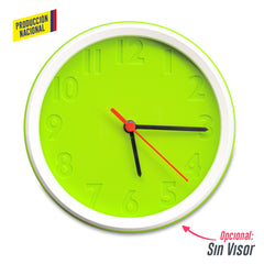 Reloj de Pared Colors - Produccion Nacional PRECIO NETO
