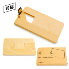 Memoria USB Credit Card Zilda Bamboo PRECIO NETO