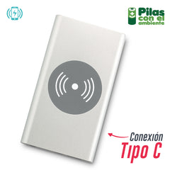 Pila Recargable con Cargador Inalámbrico 4000mah 2 NUEVO