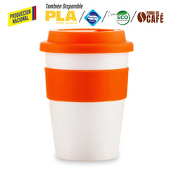 Mug Kit Completo Vaso+Tapa Silicona+Aro Silicona Plastico Orbit 12oz - Produccion Nacional PRECIO NETO