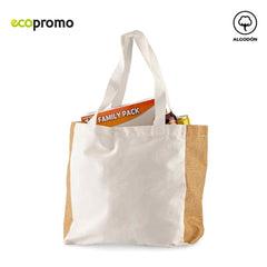 BOLSA EN ALGODÓN Y YUTE NUEVO