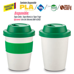 Mug Plastico Coffee Plus 12oz- Produccion Naciona PRECIO NETO