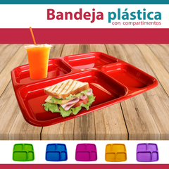 Bandeja plastica