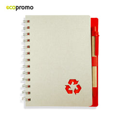 Libreta con Boligrafo Recycle Eco