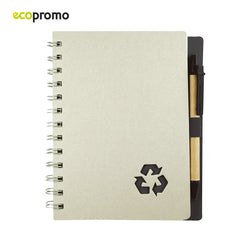 Libreta con Bolígrafo Recycle Eco