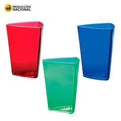 Vaso Triangular 250ml- Producción Nacional